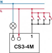 spínač časový multifunkční CS3-4M Elektrobock_obr2